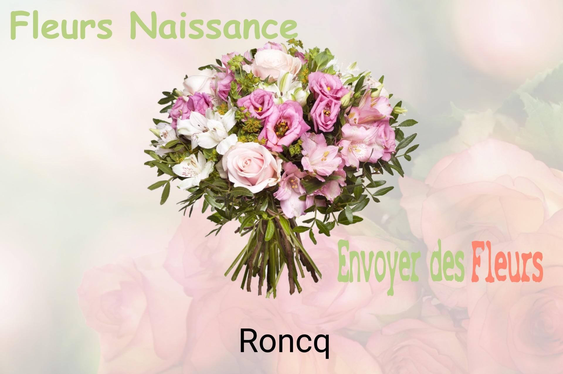 Bouquet de fleurs de naissance livré à Roncq